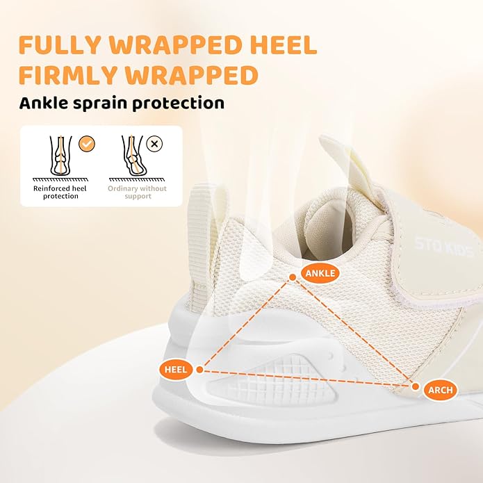 Baby Barefoot First Walking Shoes with Wide Toe Box Orthopedic Toddler Shoes for 6 12 18 24 Months
