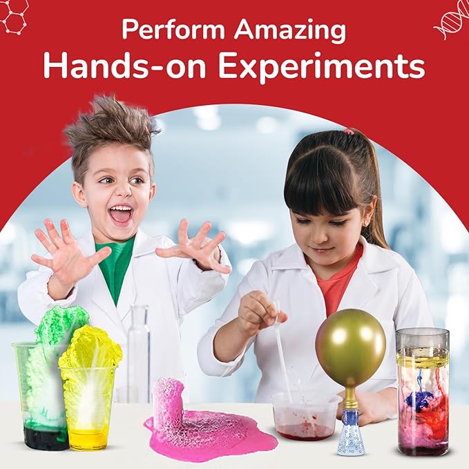 Smartivity My First Science Experiment Kit for Kids Ages 6, 7, 8, 9, 10, 11, 12 Years | 50+ Experiments I Christmas, Birthday Gift I Science Projects for Boys & Girls, STEM Toys for 6 to 12 Years