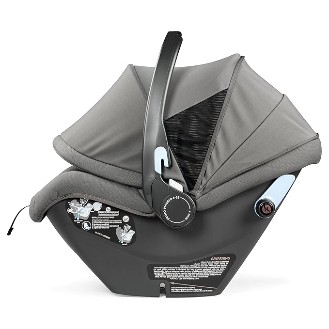 Peg Perego Primo Viaggio Nido - Rear Facing Infant Car Seat - Includes Base with Load Leg & Anti-Rebound Bar - for Babies 4 to 30 lbs - Made in Italy - Mercury