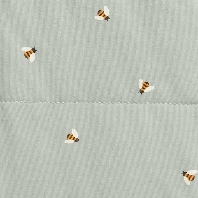 Love to Dream Swaddle UP Warm, 2.5 TOG, Dramatically Better Sleep, Allow Baby to Sleep in Preferred Arms Up Position for Self-Soothing, Snug Fit Calms Startle Reflex, 5-8.5lbs, Olive Bees