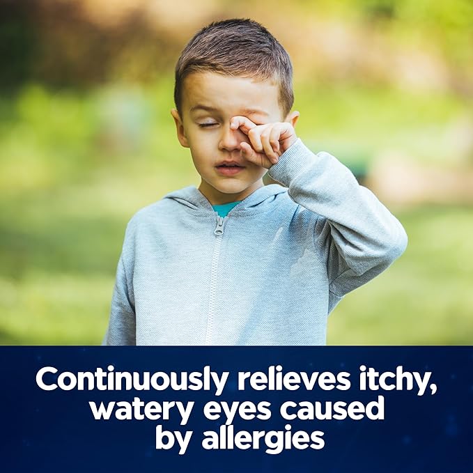 Xyzal Children's 24 Hour Allergy Relief Medicine for Kids, Levocetirizine Dihydrochloride Liquid Antihistamine, Grape, 10 Fl. oz.