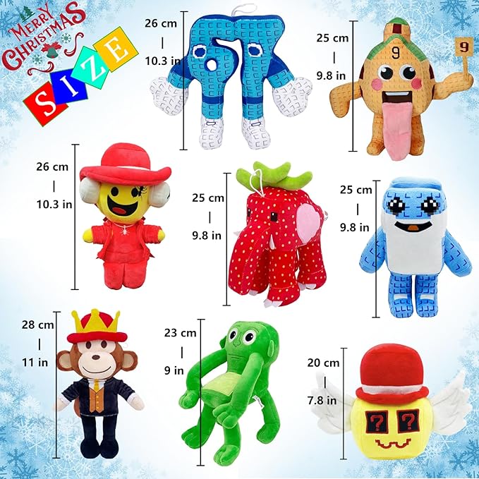 Steal a Brainrot Plush Toy,Cute Soft Stuffed Animal, Collectible Gift for Game Fans (Color A)