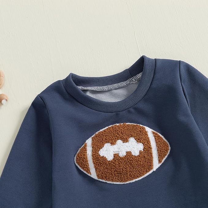 Baby Boy Fall Clothes Set Long Sleeve Crewneck Sweatshirts Pants Cute Infant Newborn Outfits 6 12 18 24 Months 2T