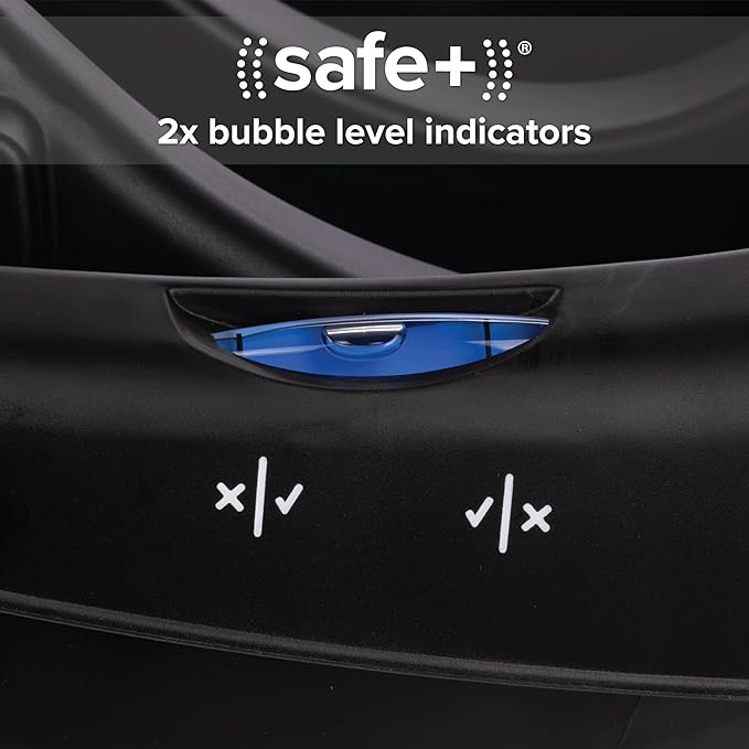 Diono LiteClik30 R and RX SafePlus Base, Stay-in-Car Base for Second Vehicle, Compatible with LiteClik30 R and RX SafePlus Car Seats, Features Steel Anti-Rebound Bar (Black)