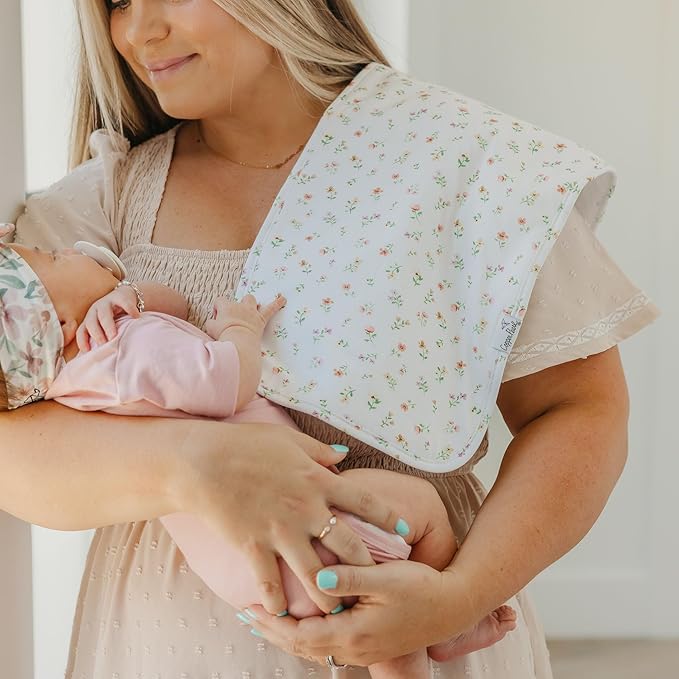 Copper Pearl Natalie Burp Cloth Set
