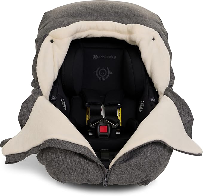Buntting Bag Compatible with UPPAbaby Aria, Aria V2, Mesa, Mesa V2, Mesa V3 Infant Car Seats, Warm and Ultra-Plush Waterproof car seat Cover, Footmuff, Winter Cover Universal. nfant Car Seats