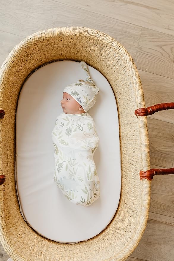 Copper Pearl Baby Beanie Hat Top Knot Stretchy Soft Rex