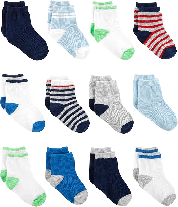 Simple Joys by Carter's baby-boys 12-pack Neutral Sock Low