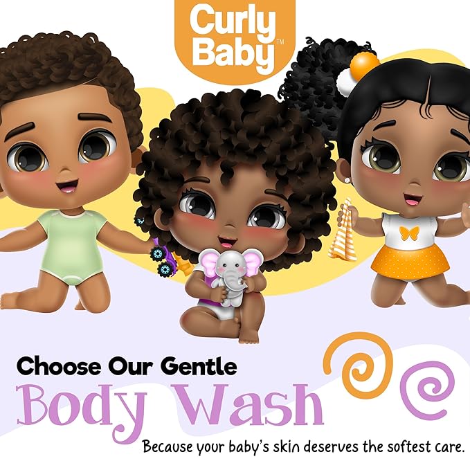 Baby Body Wash – Fragrance-Free, Gentle Moisturizing Cleanser for Sensitive Skin – Baby Bath Essentials, Hypoallergenic, Tear-Free, Skin Care for Kids, Leaves Skin Soft & Hydrated – 16oz