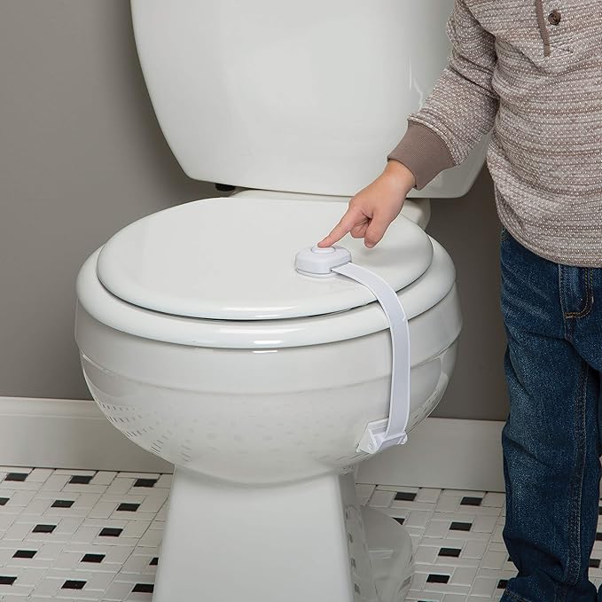 Safety 1st Room Solutions: No-Tools Baby Proof Bathroom Safety Kit - Includes Locks for Toilet