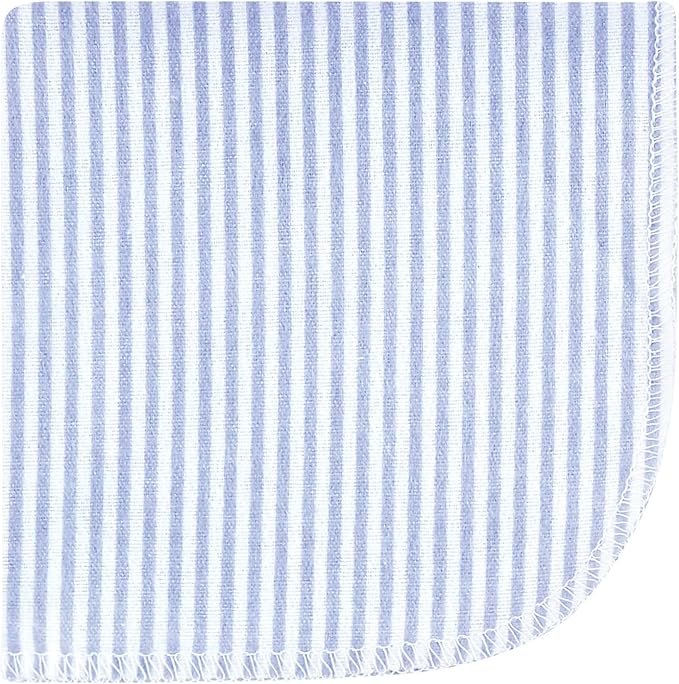Hudson Baby Unisex Baby Flannel Cotton Washcloths, Soft Painted Floral 10 Pack, One Size