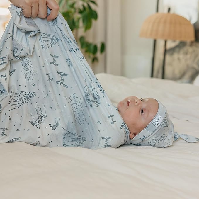 Copper Pearl Large Premium Knit Baby Swaddle Receiving Blanket Empire