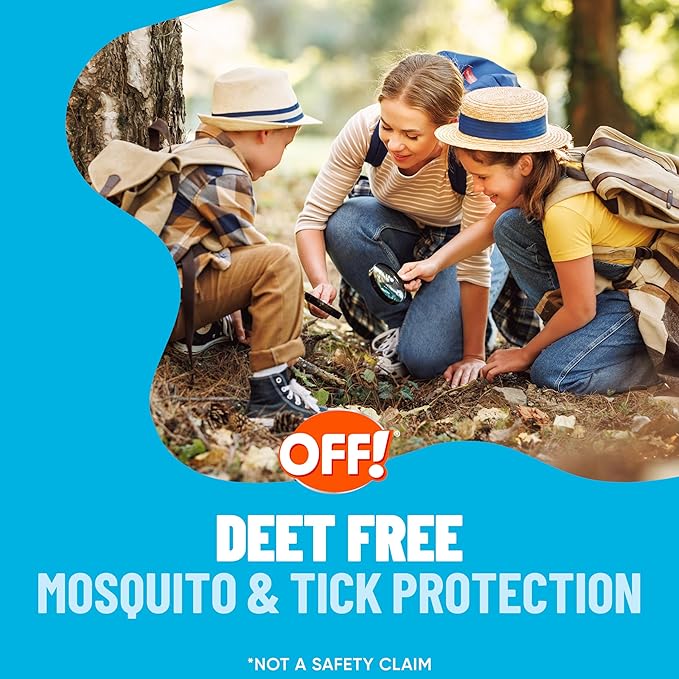 Off! Insect Repellent Aerosol for Adults & Kids, Fragrance-Free Picaridin Bug Spray for Everyday DEET-Free Protection from Mosquitoes and Ticks, 7.5 Oz