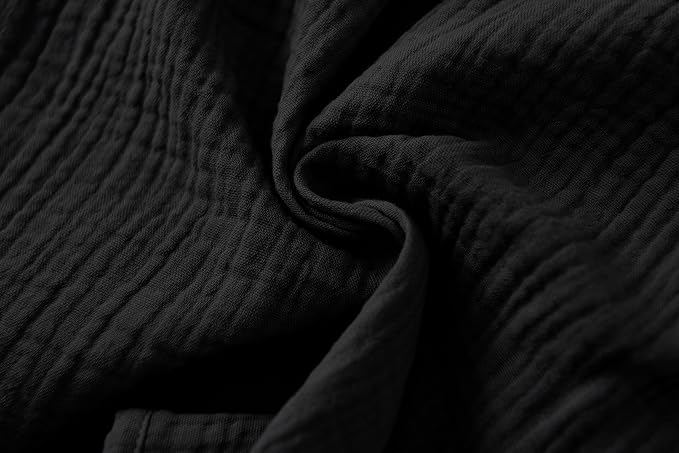 Organic Cotton Toddler Bathrobe, Soft and Breathable Baby Robe for Kid, Boy& Girl Hooded Robe Muslin