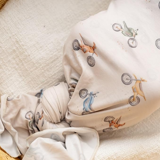 Copper Pearl Large Premium Knit Baby Swaddle Receiving Blanket Ryder