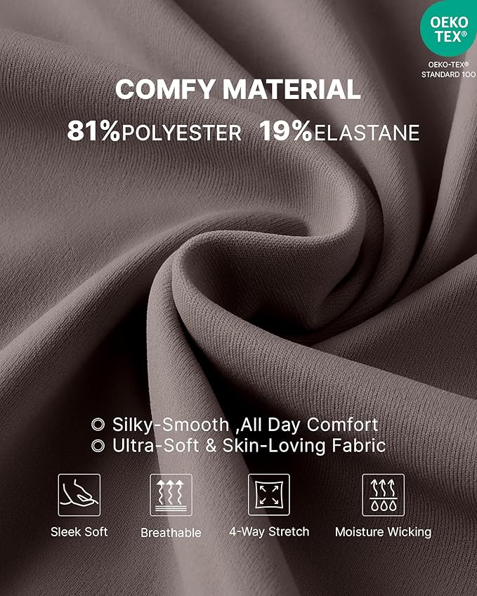 G4Free Maternity Pants Over The Belly Yoga Dress Work Pregnancy Pants Stretchy Lounge Wide Leg Trousers with Pockets