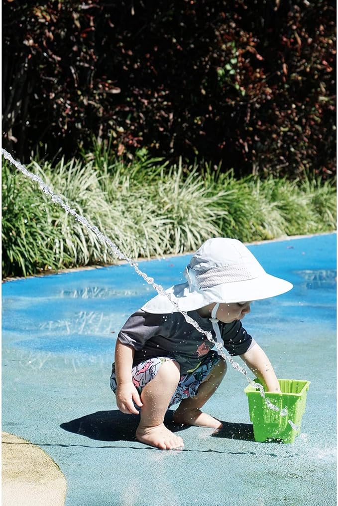 Zelda Matilda Sunhat Infant Toddler & Kids Summer Water Flap Baby Swim hat UPF 50 Boy & Girl Beach
