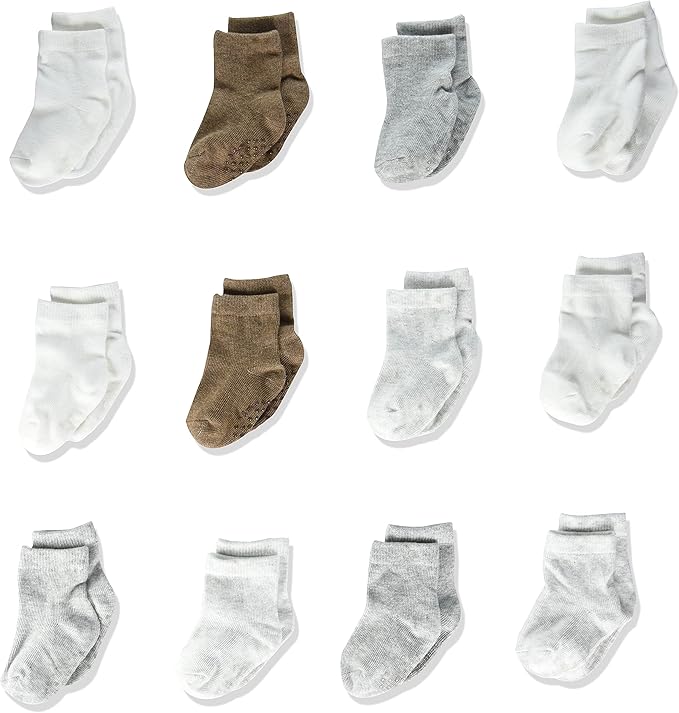 Simple Joys by Carter's baby-boys 12-pack Neutral Sock Low
