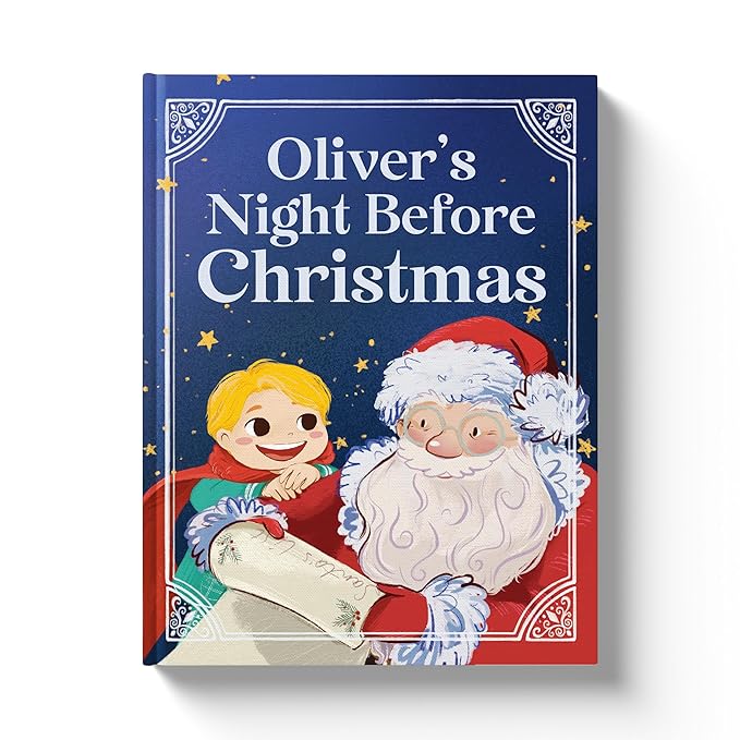 Night Before Christmas Book - Baby's First Personalized Gift - Baby's First Christmas - Custom Name Children's Book