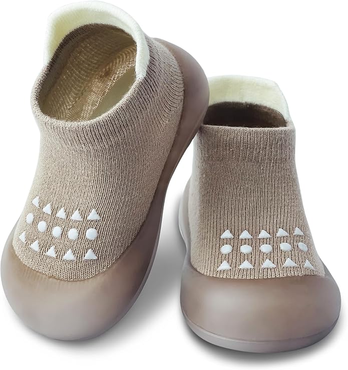 Baby Sock Shoes Boys Girls First Walking Shoes Non-Slip Slippers Soft Sole Sneakers Toddler Infant Babygirl