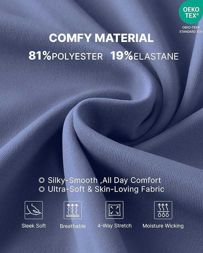 G4Free Maternity Pants Over The Belly Yoga Dress Work Pregnancy Pants Stretchy Lounge Wide Leg Trousers with Pockets