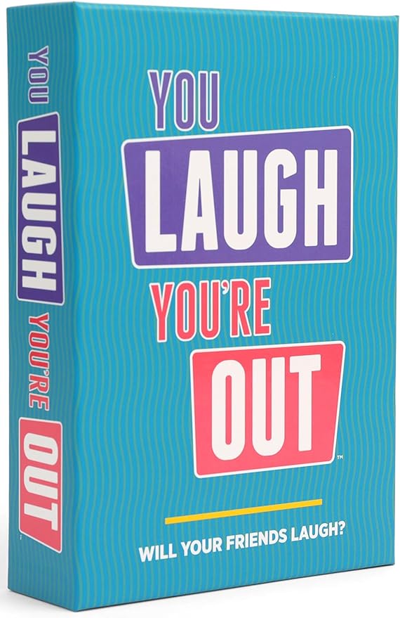 DSS Games You Laugh You're Out Game | Family Card Game for Adults, Kids & Teens | 125 Prompt Fun Cards for Game Nights & Parties Ages 14+