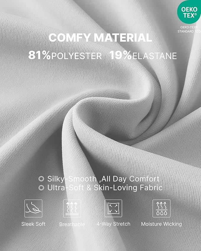 G4Free Maternity Pants Over The Belly Yoga Dress Work Pregnancy Pants Stretchy Lounge Wide Leg Trousers with Pockets