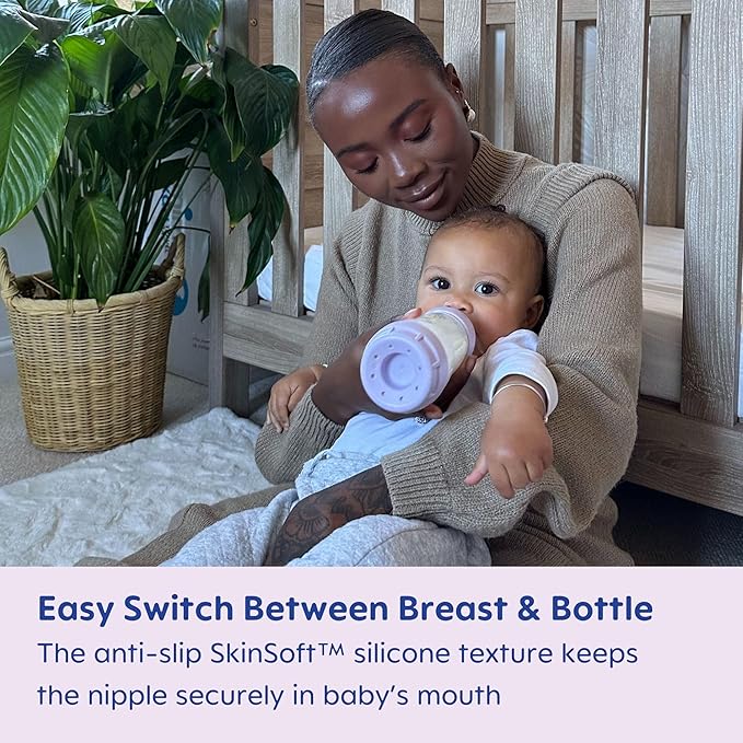 MAM Easy Start Anti-Colic Baby Bottle - 9oz, Medium Flow, BPA-Free, 2+ Months (Pack of 6)
