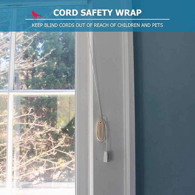 Cardinal Gates Stick On Window Blind Cord Holder - Baby Proof Window Strings - Cord Cleat Prevents Pet Tampering - Child Proof Blinds for Added Safety - Strong Adhesive - 3 Pack - USA Based Company