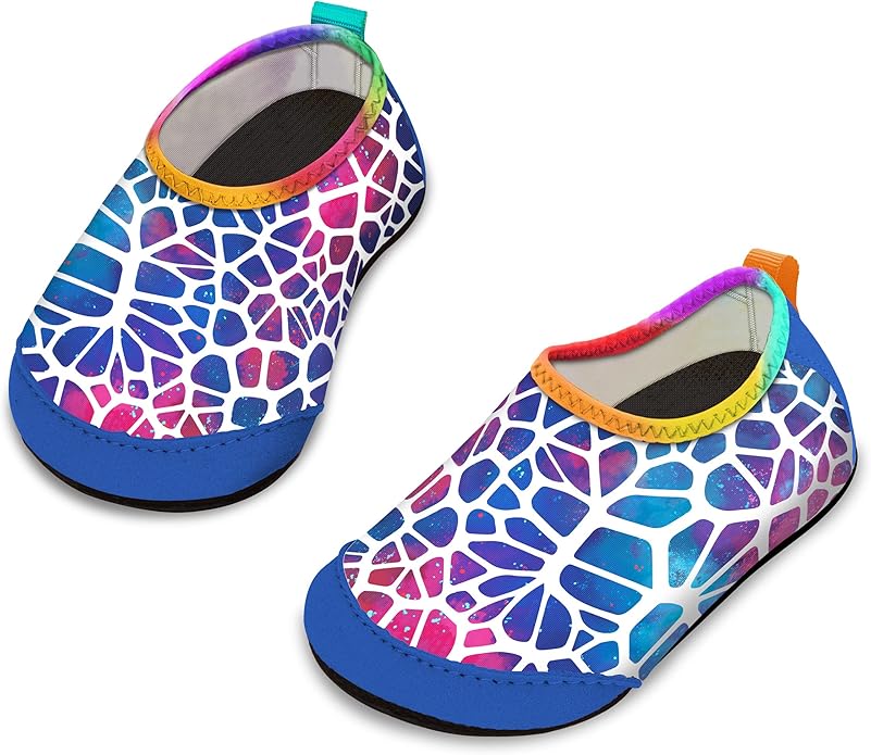 Baby Boys and Girls Swim Water Shoes Barefoot Aqua Socks Non-Slip for Beach Pool Toddler Kids