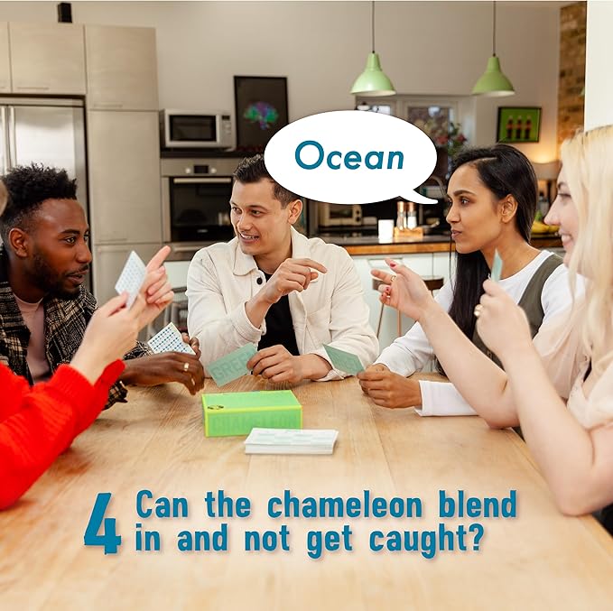The Chameleon + Herd Mentality | Award-Winning Family & Party Game Bundle for Adults, Teens & Kids | Fun Bluffing & Guessing Games for Game Night | Includes Bonus Cards & Extra Questions