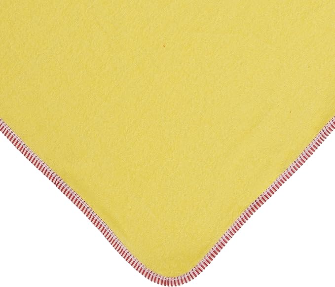 EVERYDAY KIDS Hooded Baby Toddler Bath Towel for Boys and Girls - 3D Yellow Lion with Mane; Soft and Absorbent Terry Cloth Hooded Towel for Young Kids; Gender Neutral Baby Bath Essential