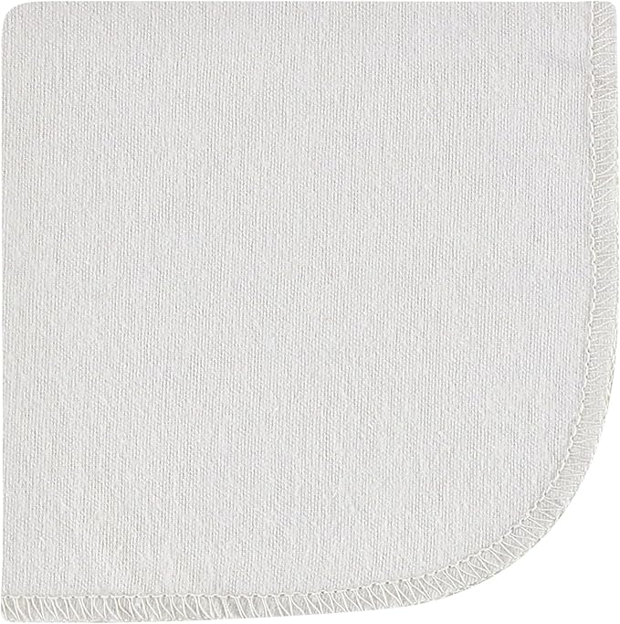 Hudson Baby Unisex Baby Flannel Washcloths, Neutral Woodland Pals 10Pk, One Size