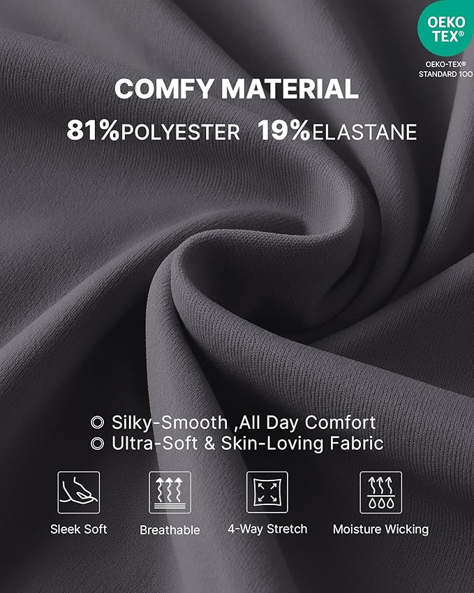 G4Free Maternity Pants Over The Belly Yoga Dress Work Pregnancy Pants Stretchy Lounge Wide Leg Trousers with Pockets