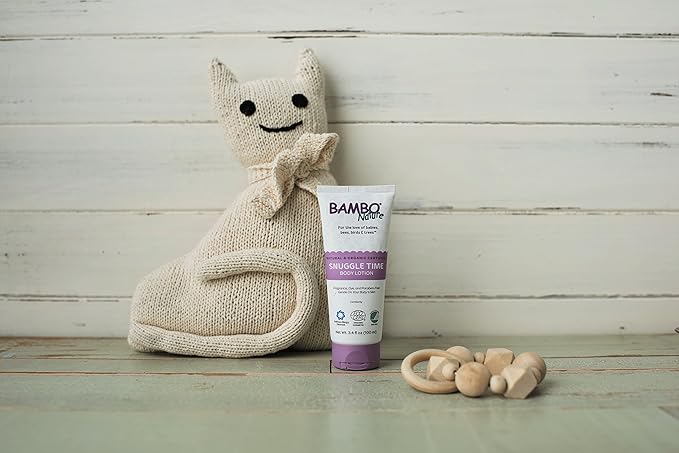 Bambo Nature Snuggle Time Body Lotion, 3.4 fl oz, 6 Count (1 Pack of 6 Tubes)