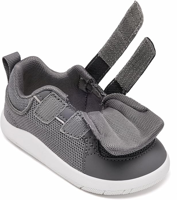 MORENDL Boys & Girls Walking Shoes 0-4 Years Baby Wide Toe Box Barefoot Shoes Toddler Sneakers