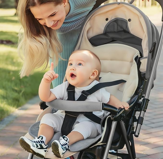 INFANZIA Dry Seat, Car Seat Protector Waterproof Carseat Liner Potty Training Toddlers, Baby and Infants, Piddle Pad for Carseats Strollers (Grey, 1 Pack