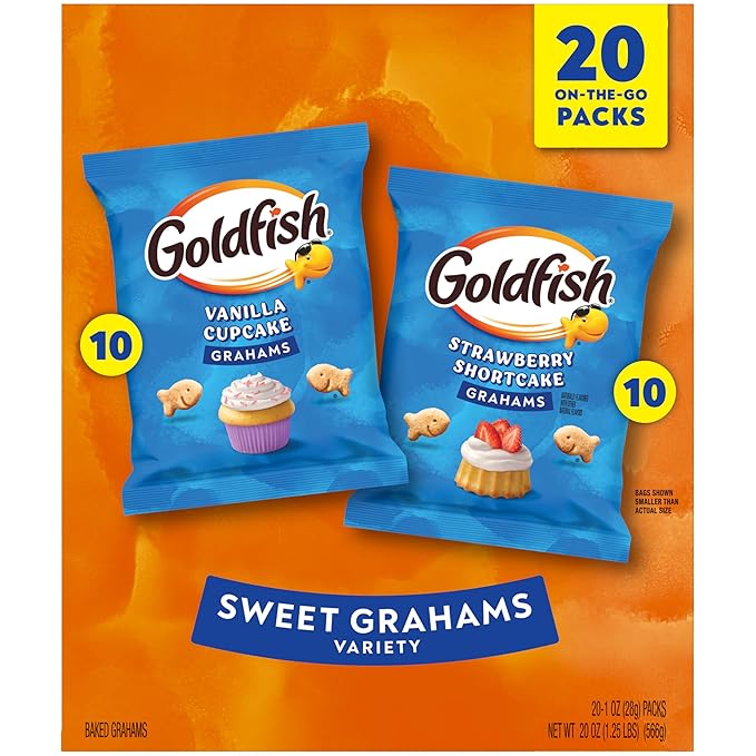 Goldfish Grahams Baked Graham Crackers Multipack, 20 Packs