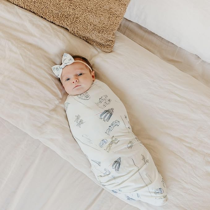 Copper Pearl Large Premium Knit Baby Swaddle Receiving Blanket Tatooine