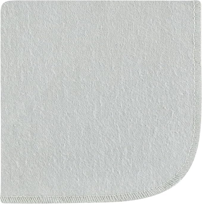 Hudson Baby Unisex Baby Flannel Washcloths, Boy New Elephant 12Pk, One Size