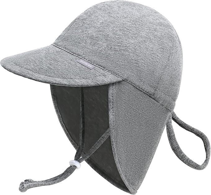 Duoyeree UPF 50+ Baby Sun Hat with Ear and Neck Protection - Toddler Beach Hat for Boys & Girls - Ideal for Summer Fun