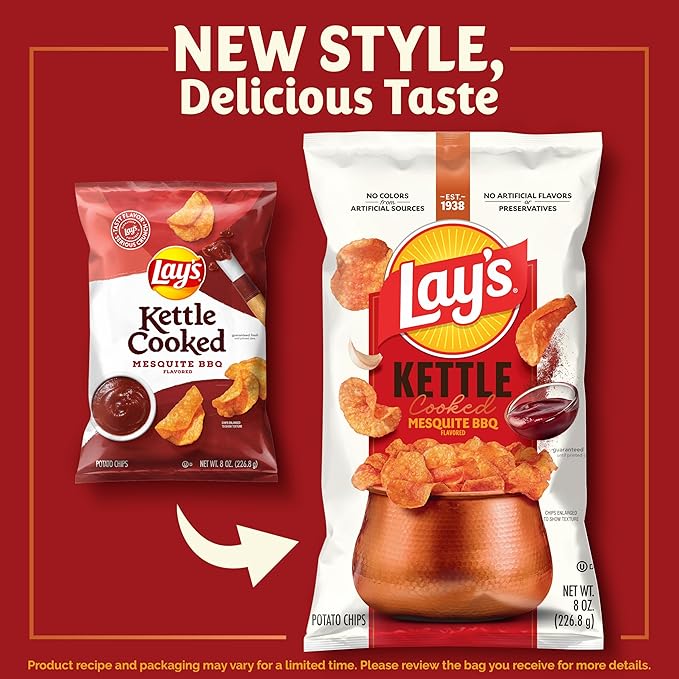 Frito Lay Backyard Barbecue Mix Variety Pack, 3.46 Pounds, (Pack of 40)