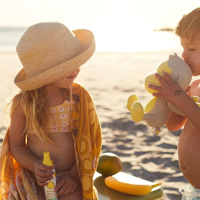Sun Bum Baby Bum SPF 50 Sunscreen Spray | Mineral Uva/Uvb Face & Body Protection for Sensitive Skin | Fragrance Free | Travel Size | 3 fl oz | 2 Pack