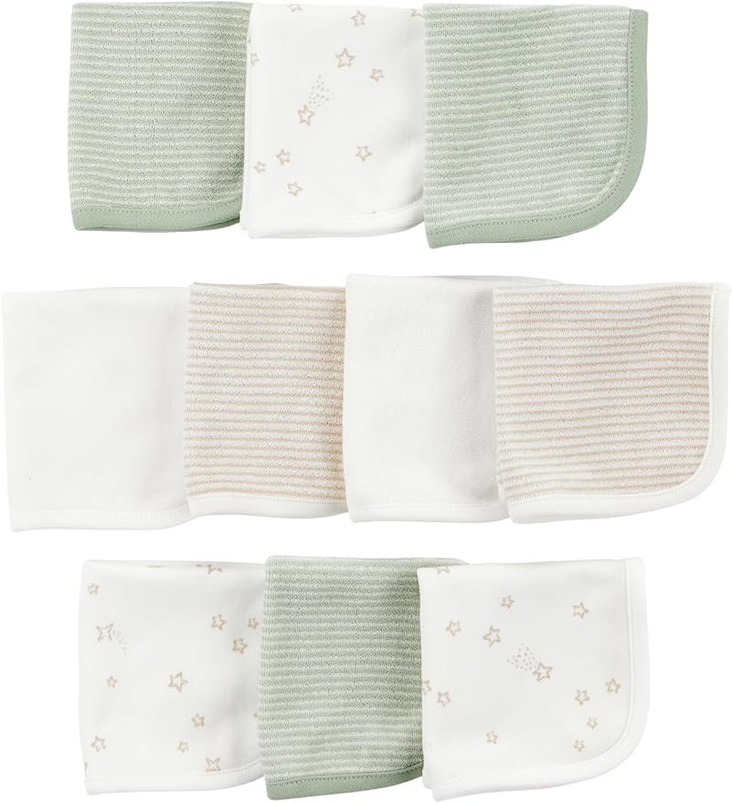 Simple Joys by Carter's Unisex Babies' Washcloth Set, Pack of 10