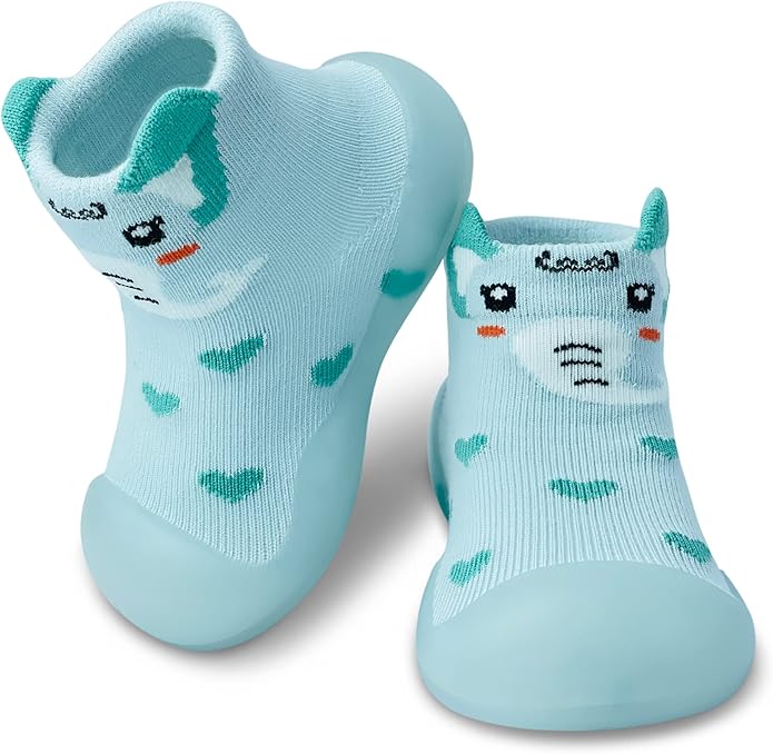Baby Sock Shoes Boys Girls First Walking Shoes Non-Slip Slippers Soft Sole Sneakers Toddler Infant Babygirl