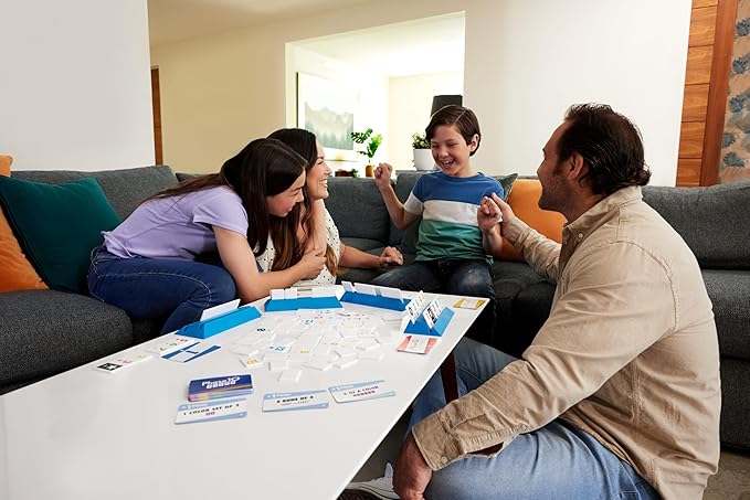 Mattel Games Phase 10 Tiles Game, Quick Family Rummy-Type Play with 32 Cards Featuring Unique Phases and Two Ways to Play, for 2-6 Players