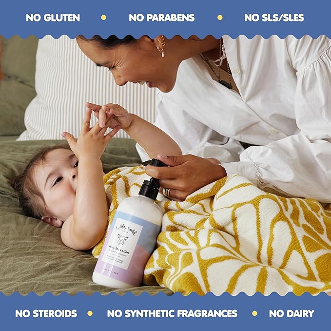 Tubby Todd's Baby Body Wash and Lotion Set - Gentle, Hypoallergenic Skincare for Newborns & Toddlers - 25oz, Fragrance-Free