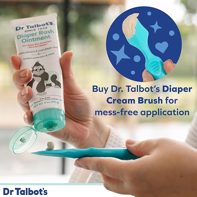 Dr. Talbot's Baby Diaper Rash Ointment - 16 oz - Zinc Oxide Skin Protectant with Peruvian Balsam - Treats and Prevents Rash