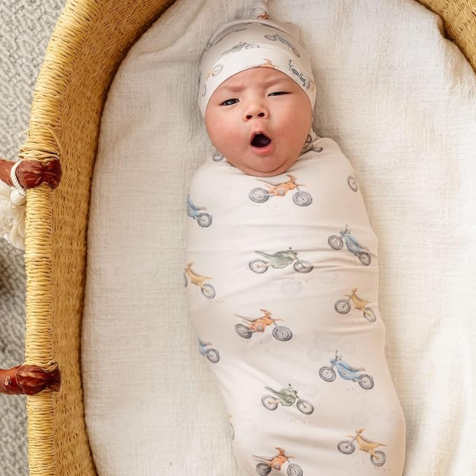 Copper Pearl Large Premium Knit Baby Swaddle Receiving Blanket Ryder
