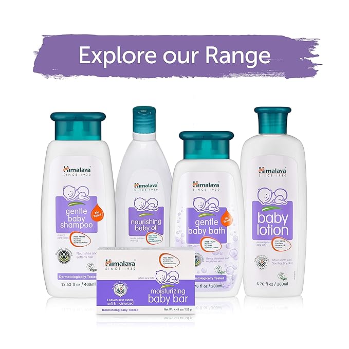 Himalaya Gentle Baby Shampoo for Baby-Soft Hair & Scalp Soothing Moisture, 13.53 oz…